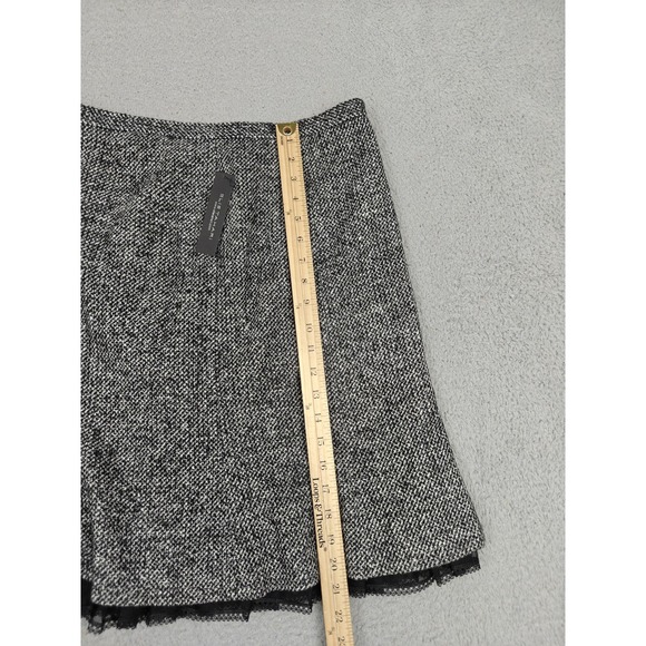 Elie Tahari Skirt Womens 12 Black Multi Judy‎ Wool Blend Neiman Marcus Exclusive - Picture 13 of 14